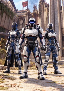 Last Discipline armor set for Titan, Hunter, and Warlock — reference-based artwork